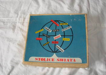 Stolice świata - gra towarzyska PRL