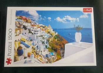 puzzle Trefl - "Santorini, Grecja" - 1500 elementów