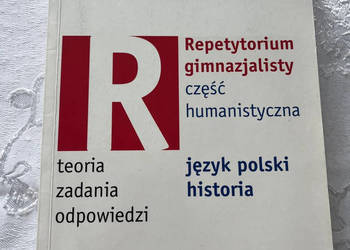 Książka Repetytorium - część humanistyczna