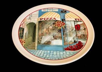 Talerz do pizzy włoski Quadrifoglio