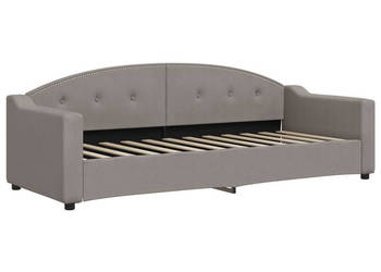 Sofa z funkcją spania kolor taupe obite tkaniną 80x200 cm WM-354181