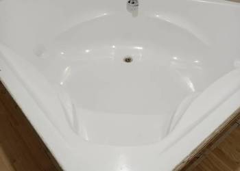 Kompletna wanna 150x150 + bateria, wąż, stelaż, syfon. Stan BDB