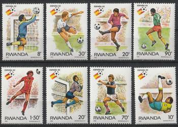 RWANDA - MŚ HISZPANIA - 1982 - CZYSTE**