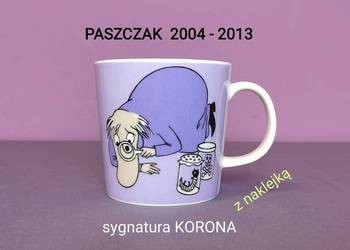 Muminki KUBEK Moomin Arabia Finland - PASZCZAK fioletowy 2004-13  Korona