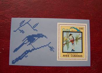 Kuba 1983 MNH Mi. bl.80  Fauna Ptaki  a