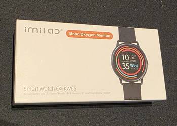 Nowy zegarek smartwach Imilab KW66 czarny