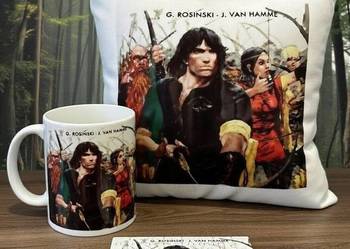 Thorgal komiks fantasy zestaw Kubek + poduszka + puzzle prezent dla geeka