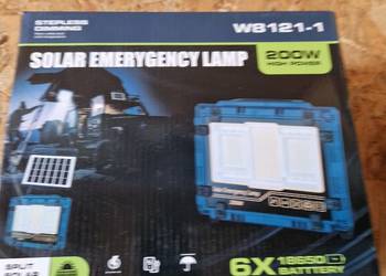 Przenośna Lampa Solarna LED Model W8121-1 – Niezależne Źródło Światła