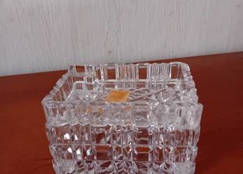 Kryształowa papierosnica popielniczka