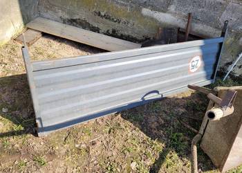 Przyczepa wywrotka jednoosiowa do remontu