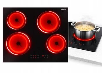 VIVAX BH-04MVC Płyta ceramiczna 60 cm 4 pola dotykowa timer 2+3 lata