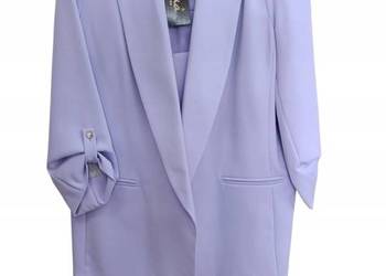 Ekskluzywny garnitur damski ADIKA TANGO fiolet liliowy rozm. 52