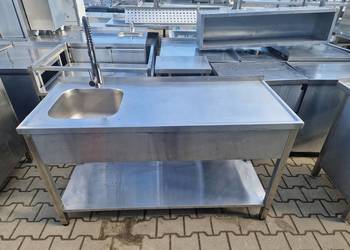 Zlew Gastronomiczny 1 Komorowy Z Blatem Roboczym Z Półką 150/60/85
