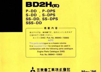 Mitsubishi BD2H katalog cześci zamiennych