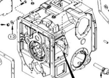 CASE MX180 MX200 MX220 MX240 Obudowa Skrzyni Biegów 304473A2
