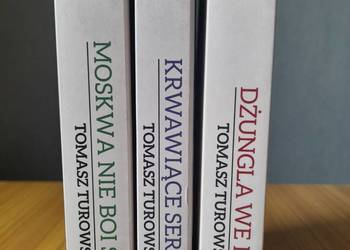 ZESTAW trzech książek. Cykl Tomasza Turowskiego