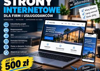 Strona internetowa dla firmy od 500 zł | Nowoczesne strony WWW