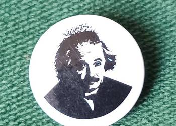 Plakietka przypinka Albert Einstein