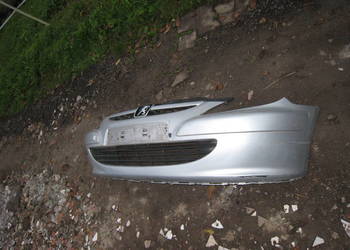 Zderzak przedni przód Peugeot 307 srebrny przedlift 01-05