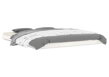 vidaXL Rama łóżka, biała, 160 x 200 cm(SKU:823435)