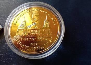 Stare monety Medal 5 Ludwików 2009  / 327