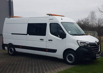 Renault Master 6 OSÓB L3H2 BRYGADÓWKA DŁUGI WYSOKI KLIMA KRAJOWY OPEL BLAS…