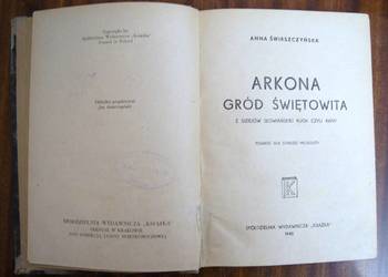 Anna Świrszczyńska - Arkona, gród Świętowita - 1946