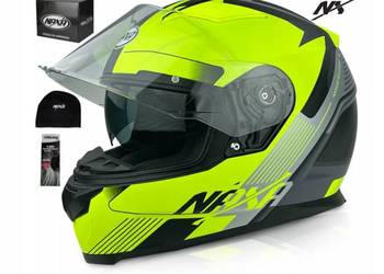 KASK MOTOCYKLOWY Z BLENDĄ NAXA F23 PINLOCK ROZMIAR XS