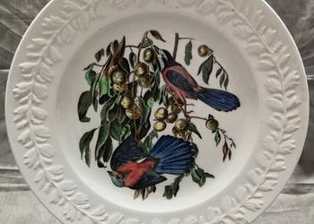 Talerz obiadowy birds od America ilustra. AUDUBONA