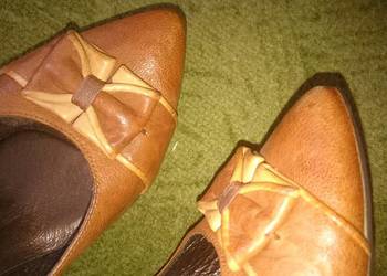 Buty pantofle skórzane 100 % Baldaccini brązowe rozmiar 36