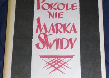 Pokolenie Marka Świdy - Andrzej Strug