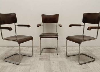 krzesło krzesła Robert Slèzak Mücke Melder  Hynek Gottwald Bauhaus chrom