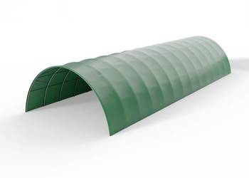 Hala namiotowa tunelowa 12,2x18m PVC 900g/m² w wersji zielonej