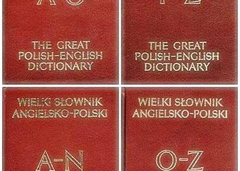 WIELKI SŁOWNIK Polsko-Angielski / Angielsko-Polski Tom 1-4