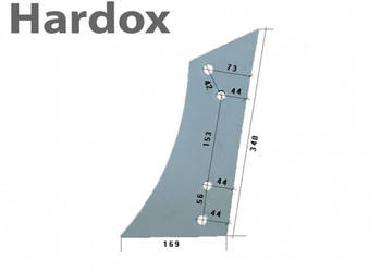 Pierś HARDOX 3450525/L BU2KL części do pługa LEMKEN