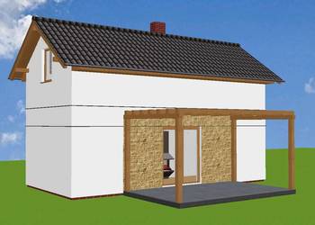 Projekt domu ZG8b - na zgłoszenie (bez pozwolenia)