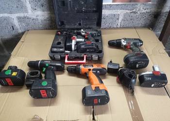 Wkrętarki Graphite 2szt. Bavaria 2szt. Wyrzynarka Bosch Piła Szablasta itp.