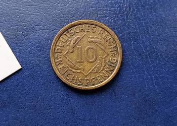 Stare monety 10 pfennig 1935 J Niemcy