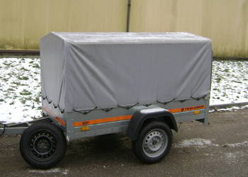 Przyczepka przyczepa zarejestrowana z plandeka 210x118 rok 2022