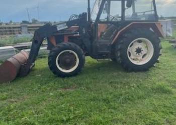 Ciagnik rolniczy Zetor 7745 turbo  z turem Quicke