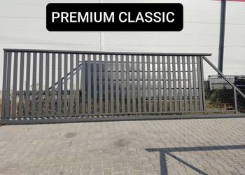 Brama przesuwna palisada pion  4mx1,72m PREMIUM CLASSIC, ocynk ogniowy+RAL