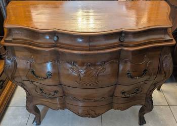 Bardzo piękna włoska komoda neobarokowa orzech -sklep Dąbrowa Górnicza
