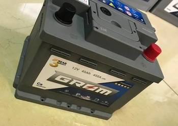 Akumulator GROM Premium 45Ah 450A *3 LATA GWARANCJI*