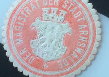 ( 996. ) Zalepka Niemiecka Choszczno