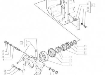 New Holland T6010 Koło zębate z17 5193952