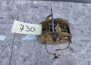 730 Mechanizm starego francuskiego zegara kominkowego Japy Freres