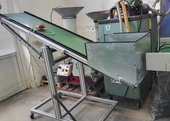 Taśmociąg prosty 225 x 50 cm, przenośnik taśmowy - mkvplast.pl