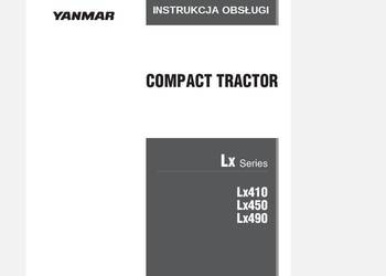Yanmar LX410 LX450 LX490 instrukcja obsługi j.polski
