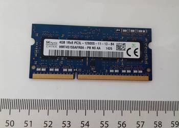 Hynix DDR3L 4GB, PC3L-12800S, SODIMM, 1,35V, 1600MHz, laptopowy, HMT451S6AF