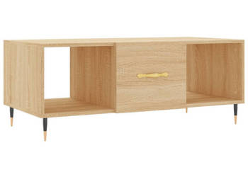Stolik kawowy dąb sonoma 102x50x40cm materiał drewnopochodny WM-829279